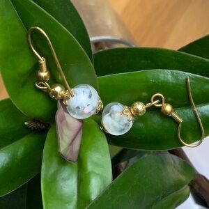 Murano ball drop earrings from Venice